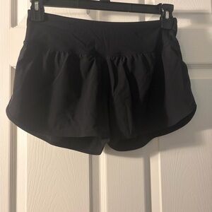 Women's Black Zyia Running Shorts